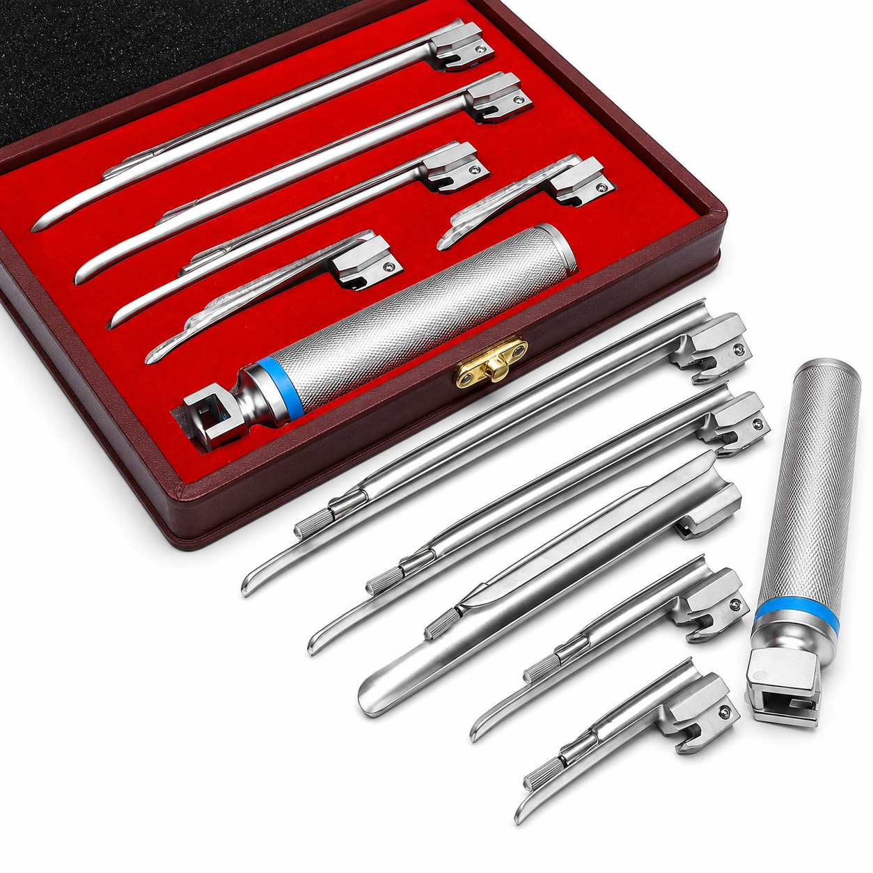 Laryngoscope Miller Set EMT Anesthesia Veterinary - Image 3