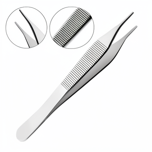 Adson Forceps Stainless Steel Surgical Dressing Tissue Forceps