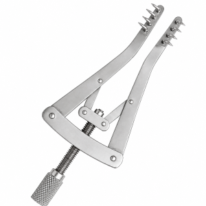 Alm Eye Retractor stainless steel ophthalmic surgical instrument.