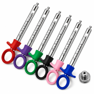 Aspirating Dental Anesthetic Syringe 1.8 mL with Plastic Handle