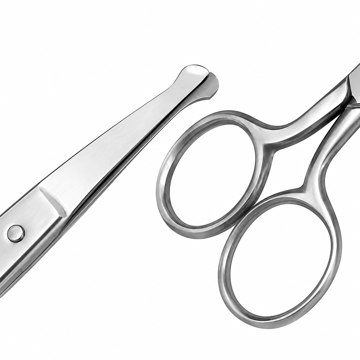 Baby Nail Safety Scissors 3.5 Inch Curved Round Tips