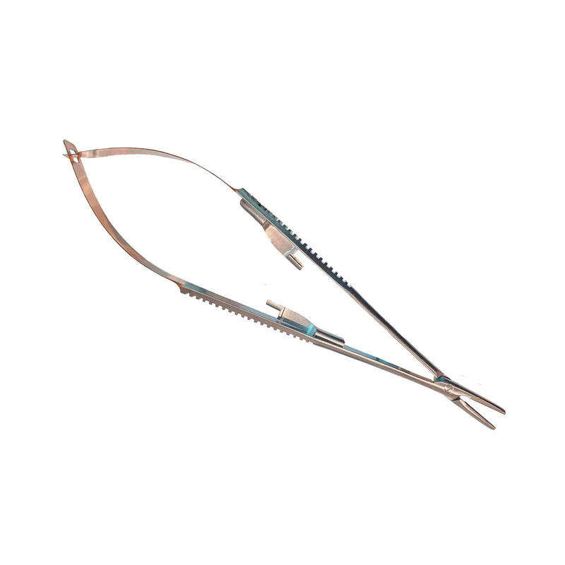 Castro Needle Holder Spring Lock Castroviejo surgical instrument