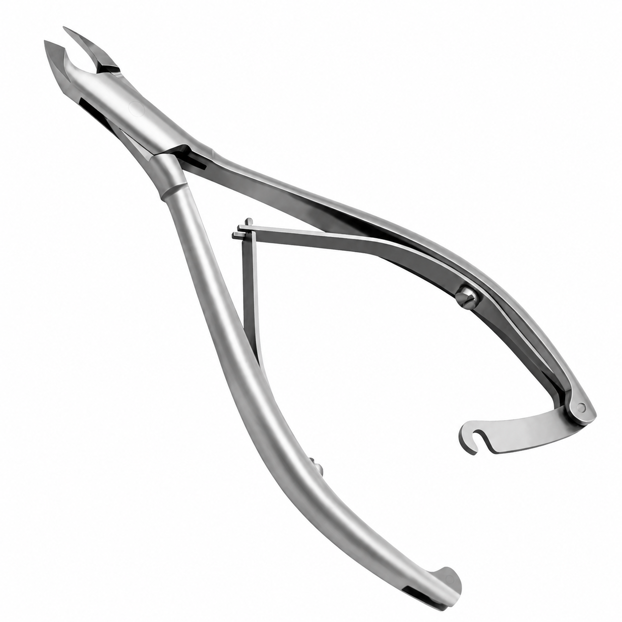 Cuticle Nipper 4.5 inch Double Spring with Back Safety Lock