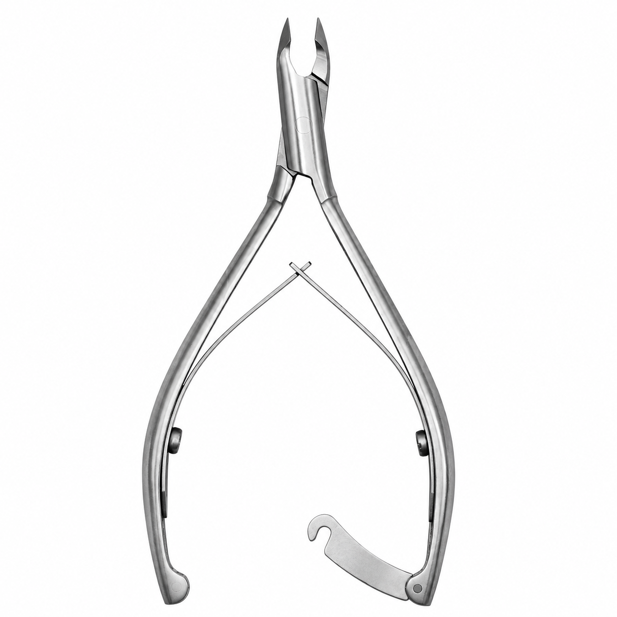 Cuticle Nipper 4.5 inch Double Spring with Back Safety Lock