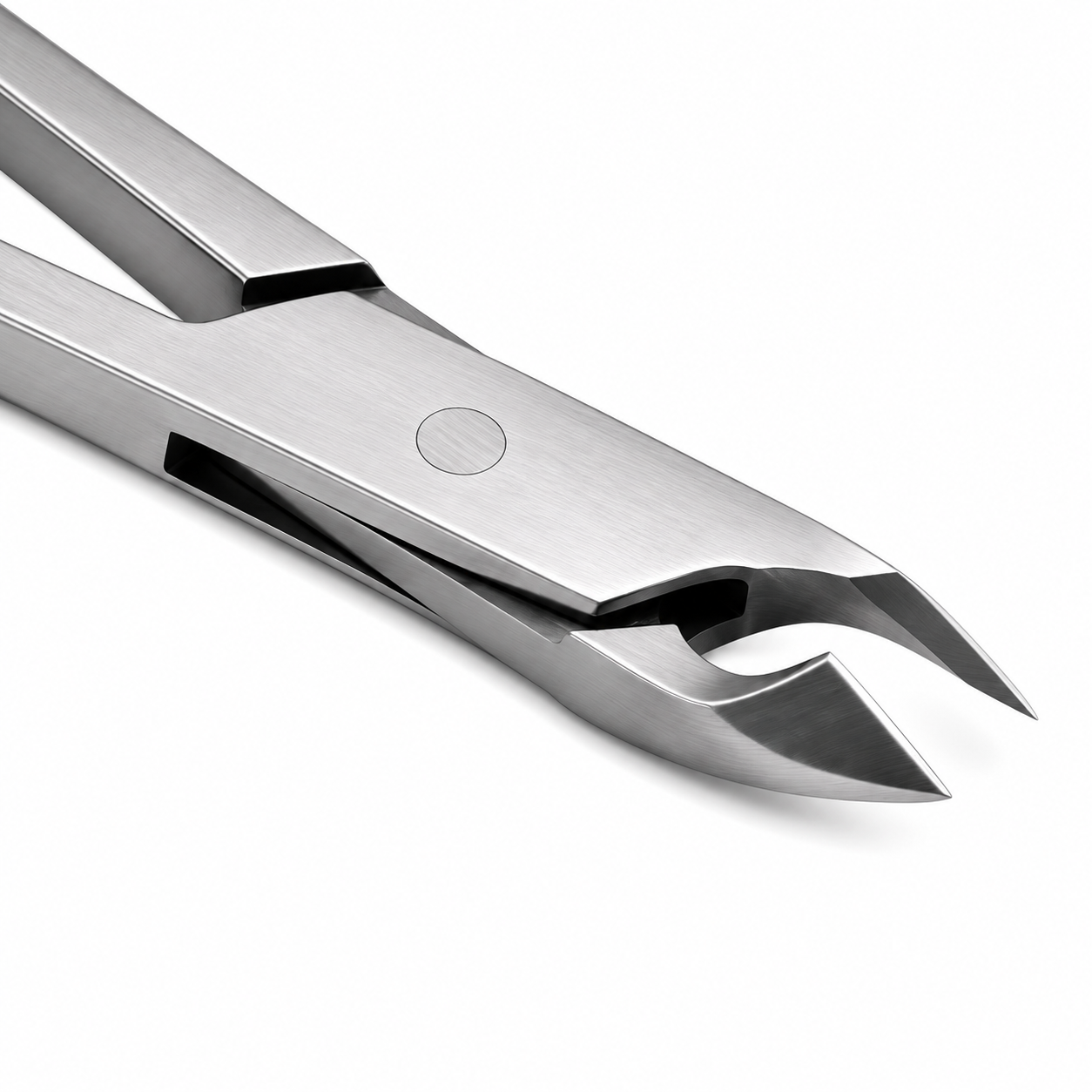 3.5 inch scissor style cuticle nipper with gold ring handle