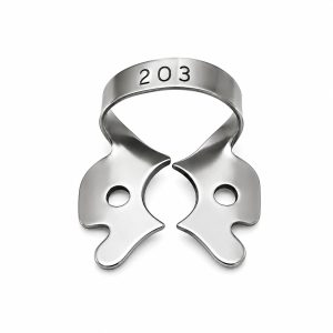 Endodontic Rubber Dam Clamp #203 for Small Lower Molars