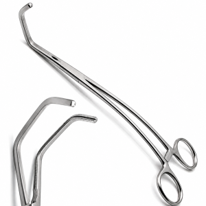DeBakey Tissue Forceps 34 Straight 19.7cm wide made from medical-grade stainless steel