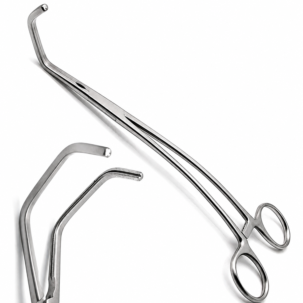 DeBakey Tissue Forceps 34 Straight 19.7cm wide made from medical-grade stainless steel