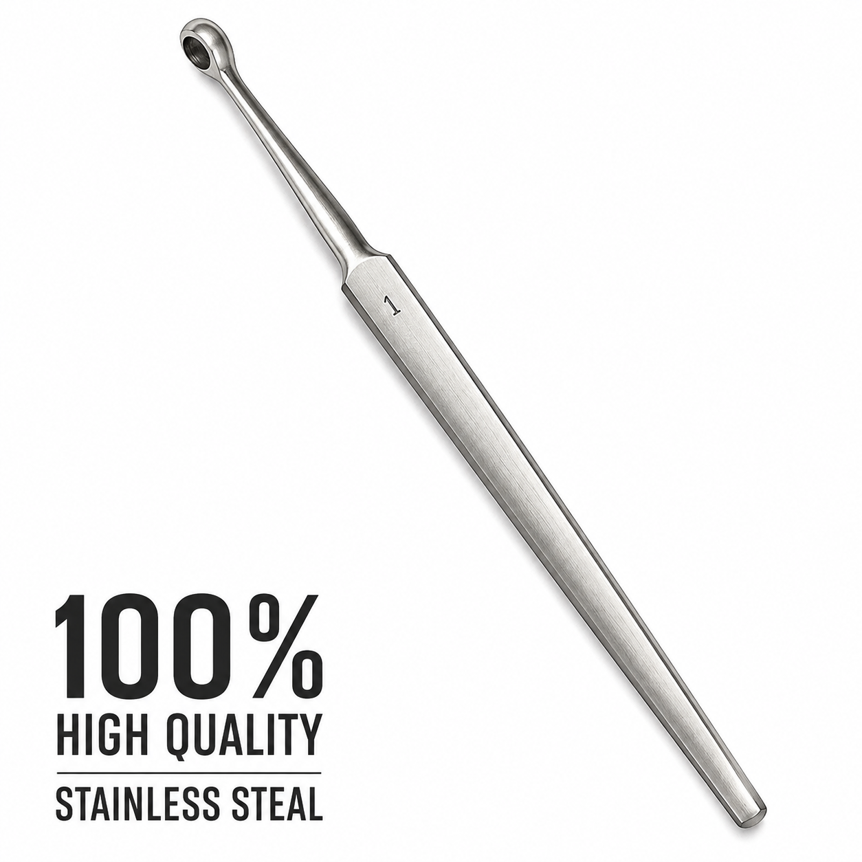 6 Fox Dermal Curettes Set stainless steel ENT and dermatology surgical instruments