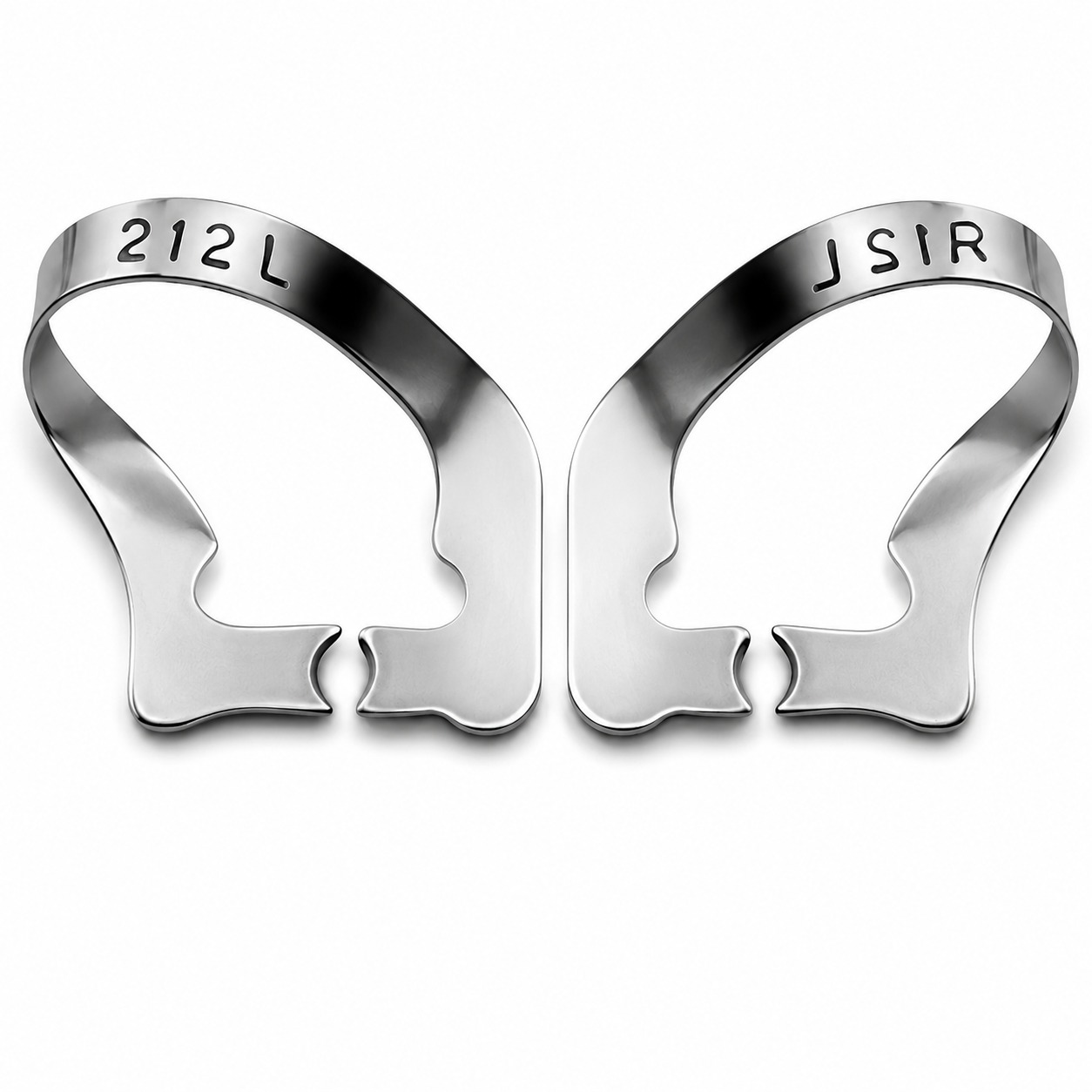 Endodontic Rubber Dam Clamps Set dental isolation instruments