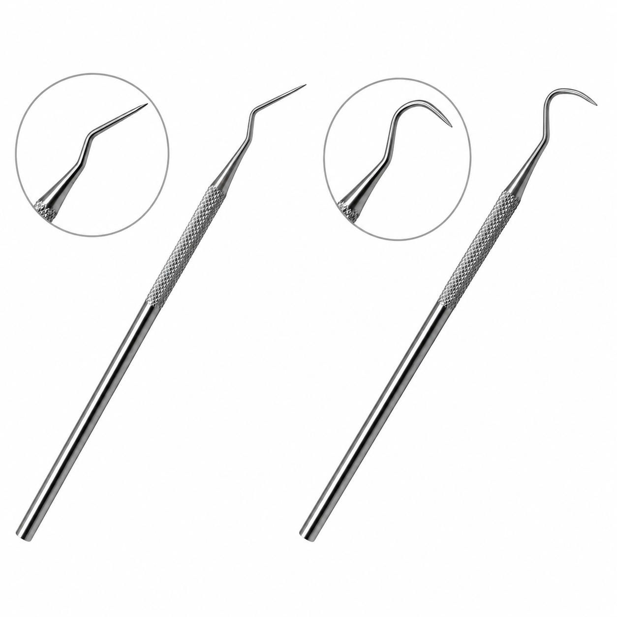 Dental Explorer Micro Diagnostic Probes Kit Single Ended