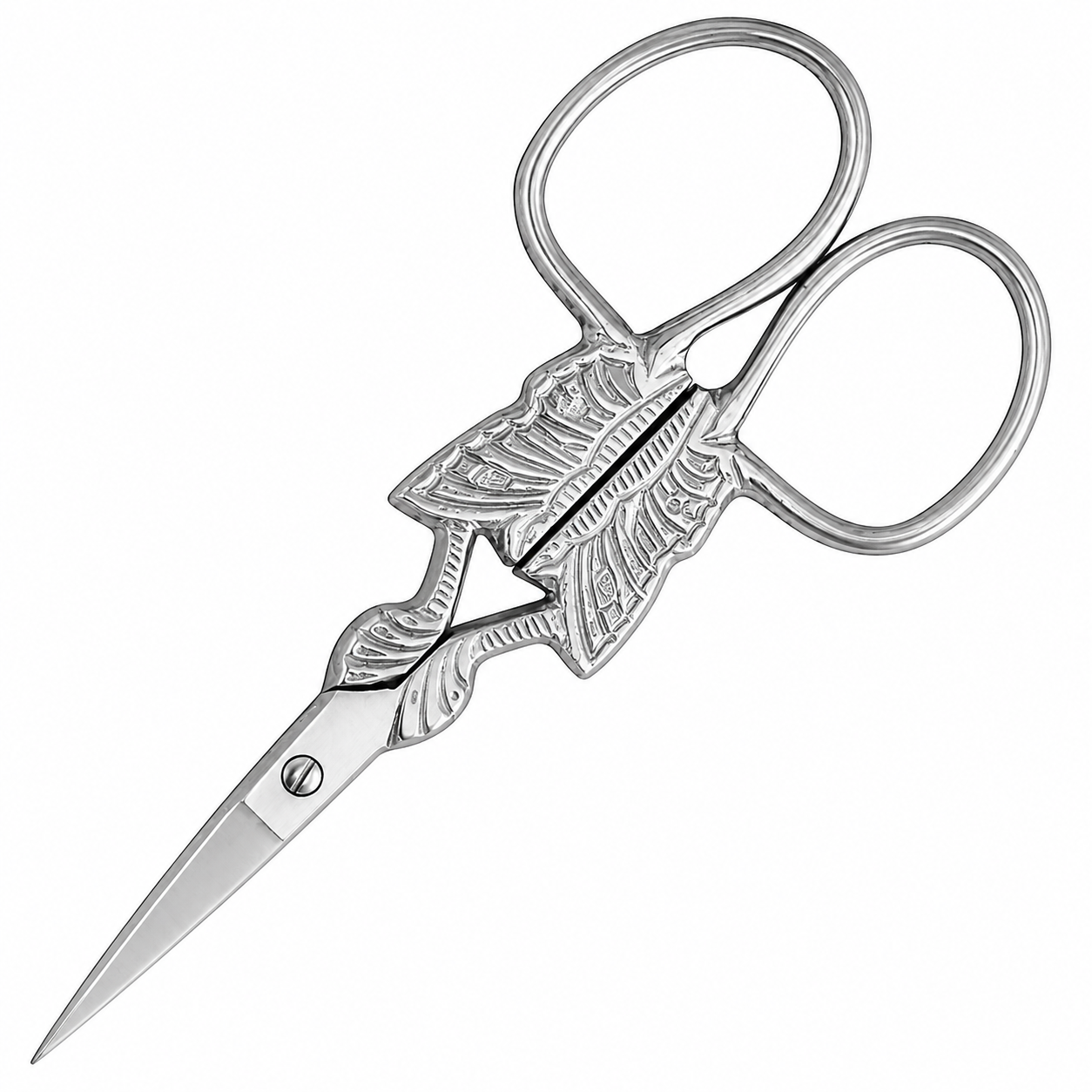 Vintage Decorative Embroidery Scissors with Ornamental Handle