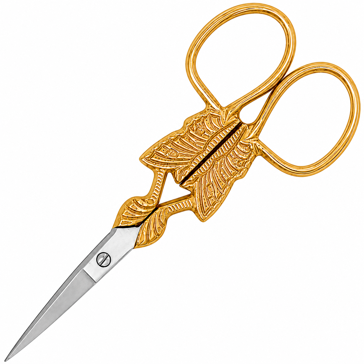 Vintage Decorative Embroidery Scissors with Ornamental Handle