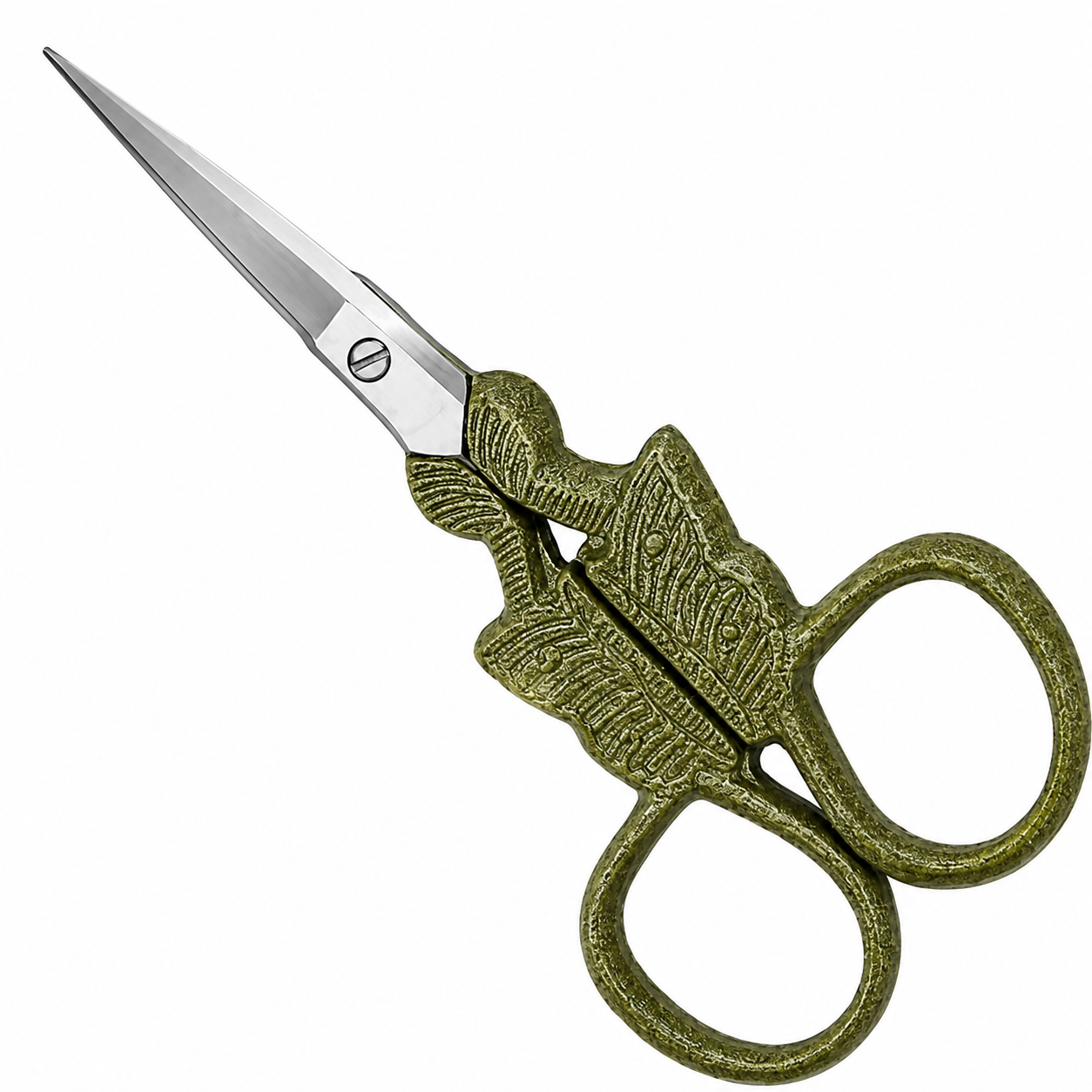 Vintage Decorative Embroidery Scissors with Ornamental Handle