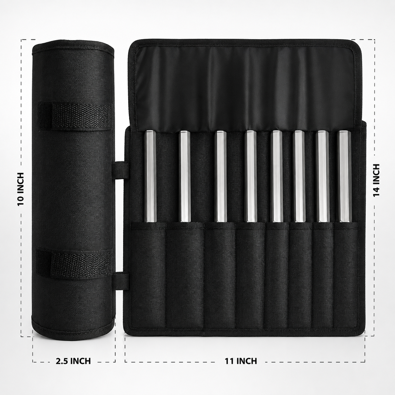 Hibbs Chisel Set 9 Inch 22.9 cm Surgical Bone Chisel with Carrying Pouch