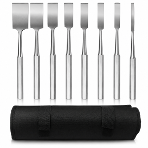 Hibbs Chisel Set 9 Inch 22.9 cm Surgical Bone Chisel with Carrying Pouch