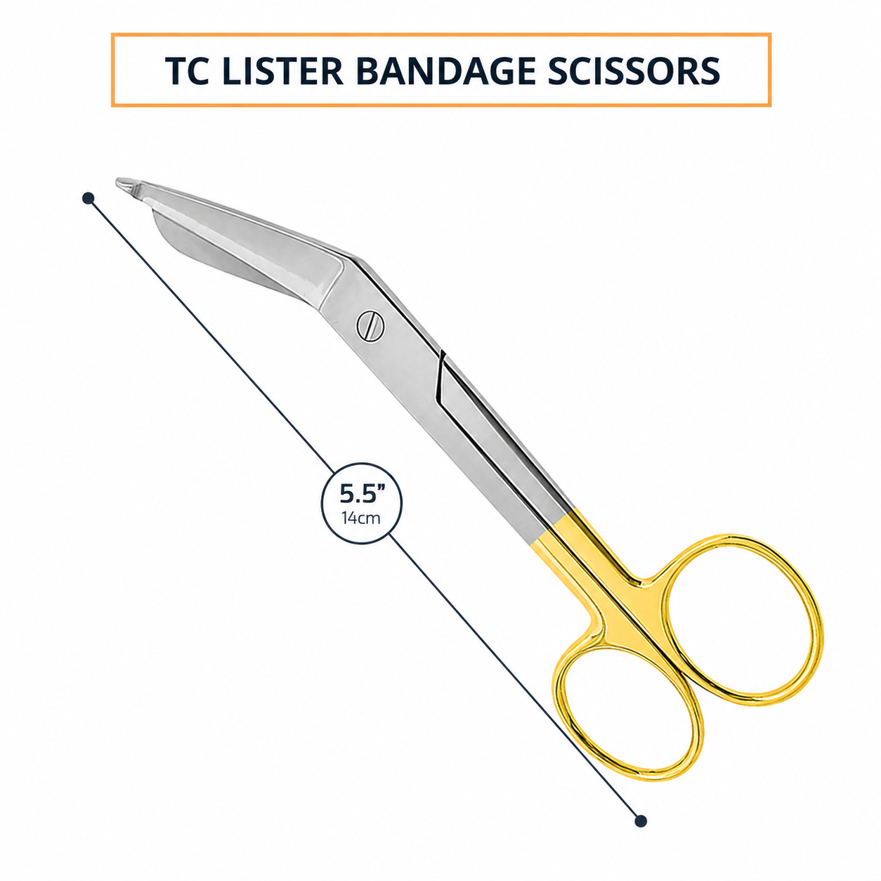 TC Lister Bandage Scissors 5.5 Inch