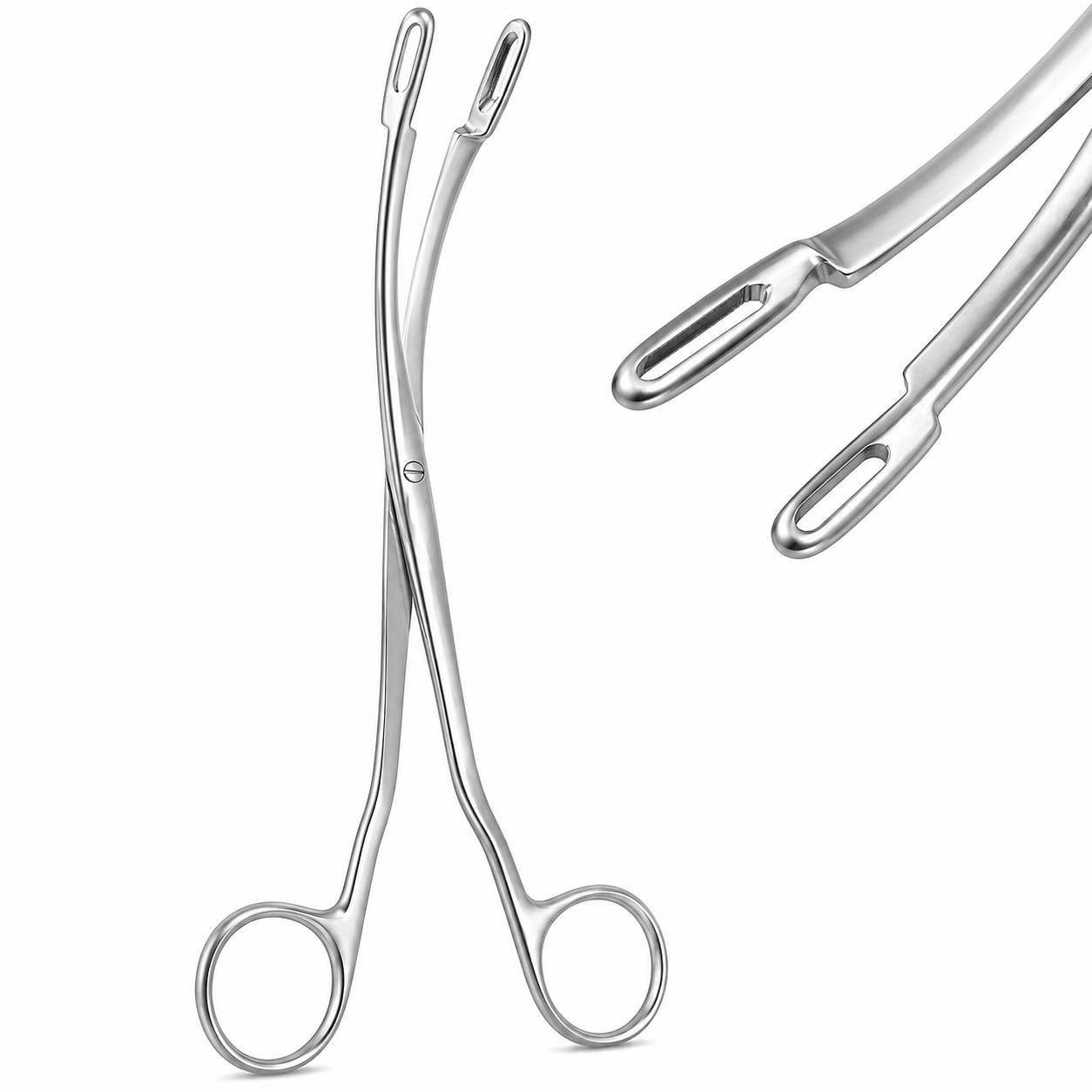 Liver surgical instruments made from medical-grade stainless steel for hepatobiliary and liver surgery.