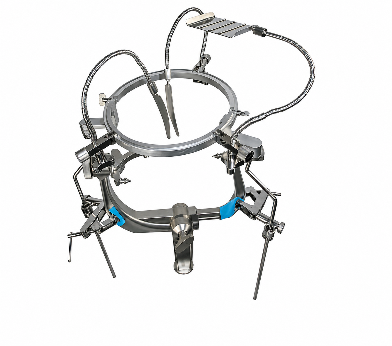 Neurosurgery surgical instruments made from medical-grade stainless steel for precise cranial and spinal procedures.
