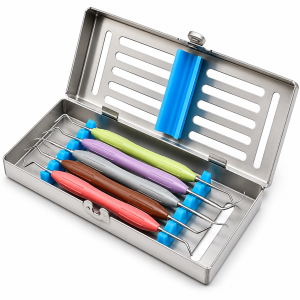 Silicone handle dental composite filling instruments kit 5pcs