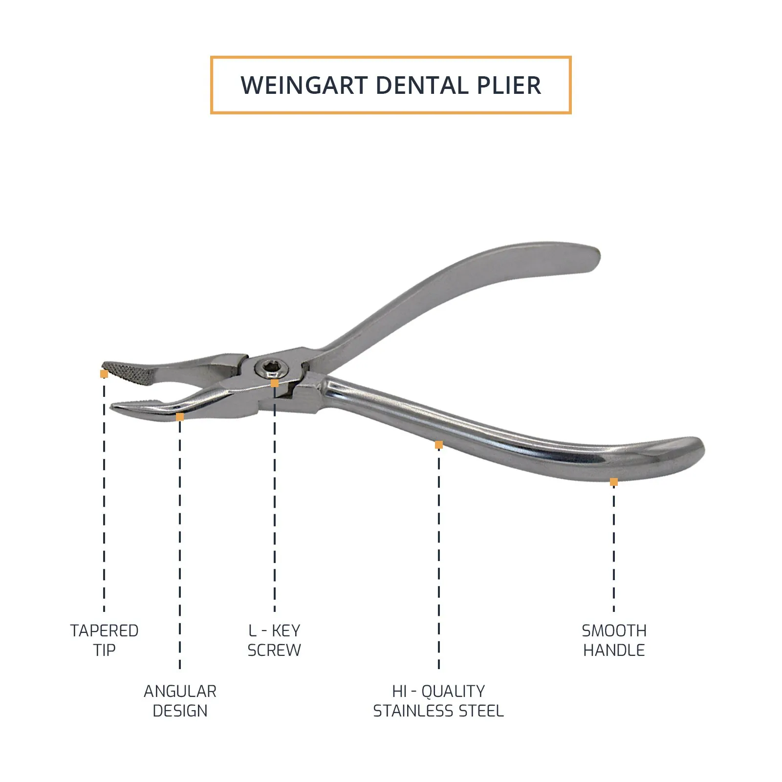 Slim Weingart Pliers 5.5 Inch Orthodontic Dental Braces Instrument