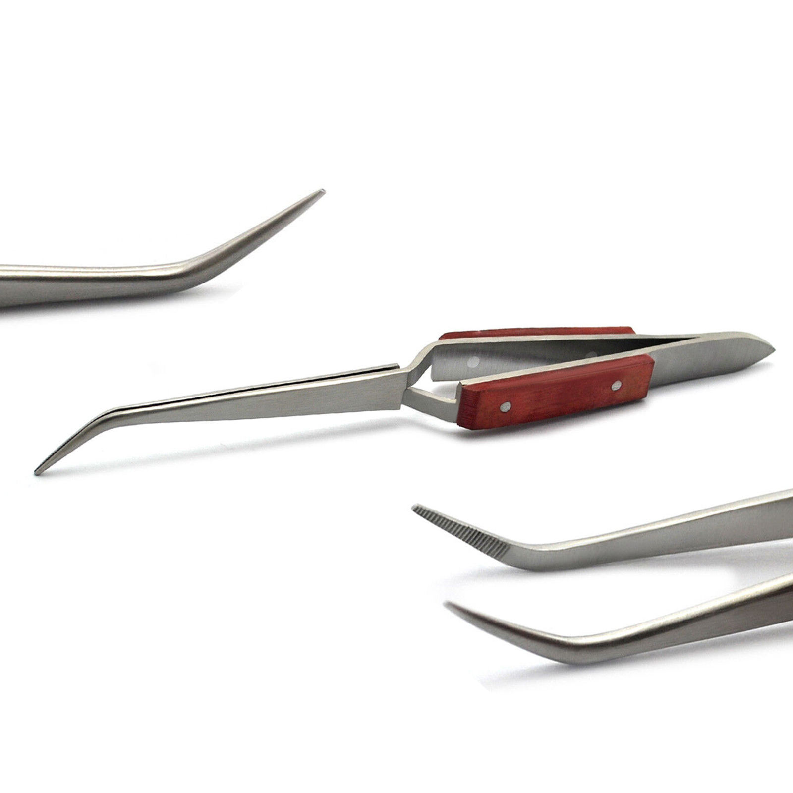 Tweezers for Dental Jewelry stainless steel precision placement instrument