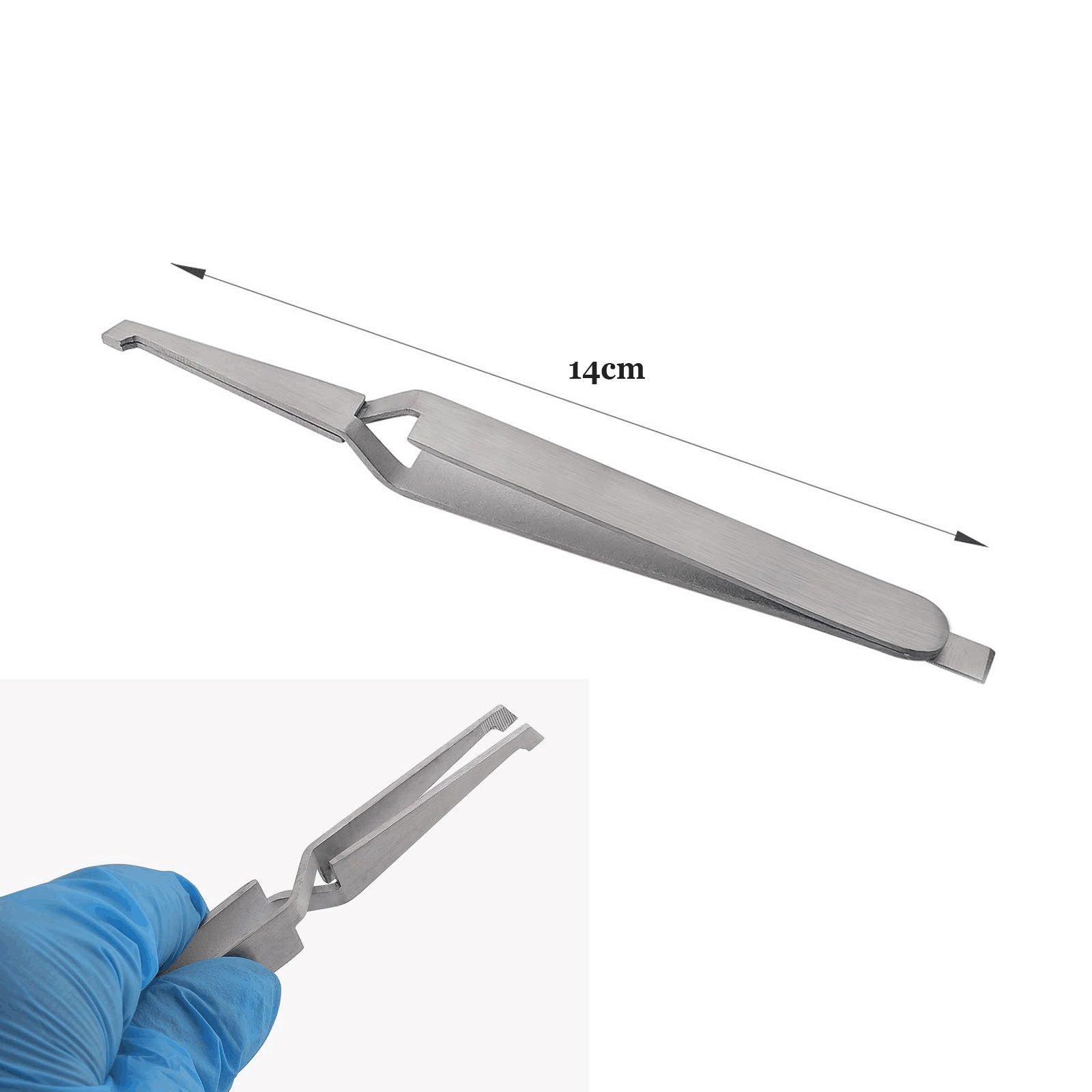 Dental Direct Bracket Holder serrated orthodontic bonding tweezers